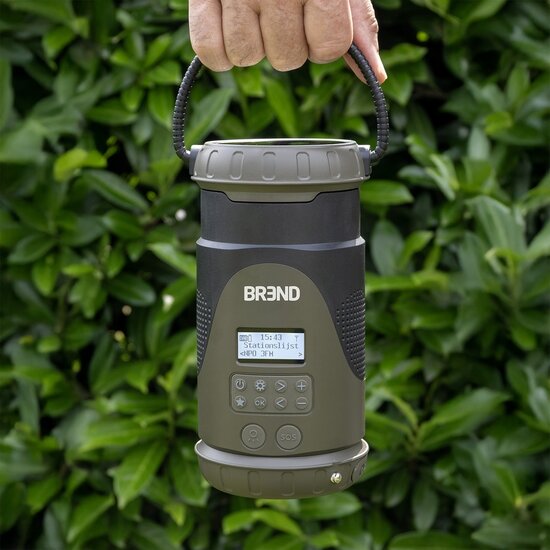 BREND BREND Compacte Noodradio met Lantaarn, DAB/FM-Radio en Afneembare Zaklamp