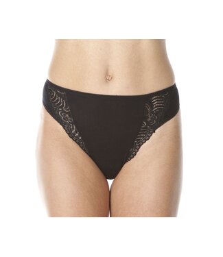 Swaens Bamboo Underwear String Schwarz