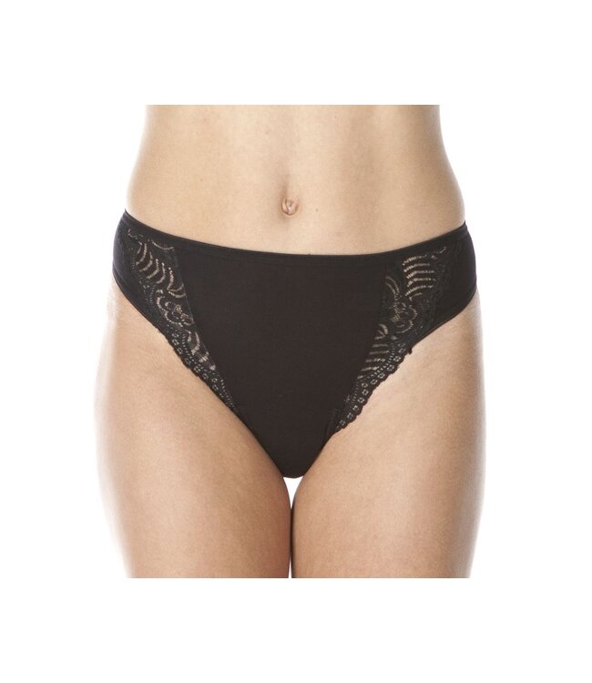 Swaens Bamboo Underwear String Schwarz - 3 Stück