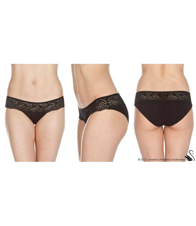 Swaens Bamboo Underwear Mini Schwarz Set 3
