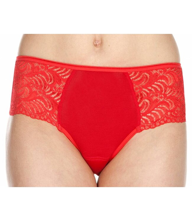Swaens Bamboo Underwear Midi Rot