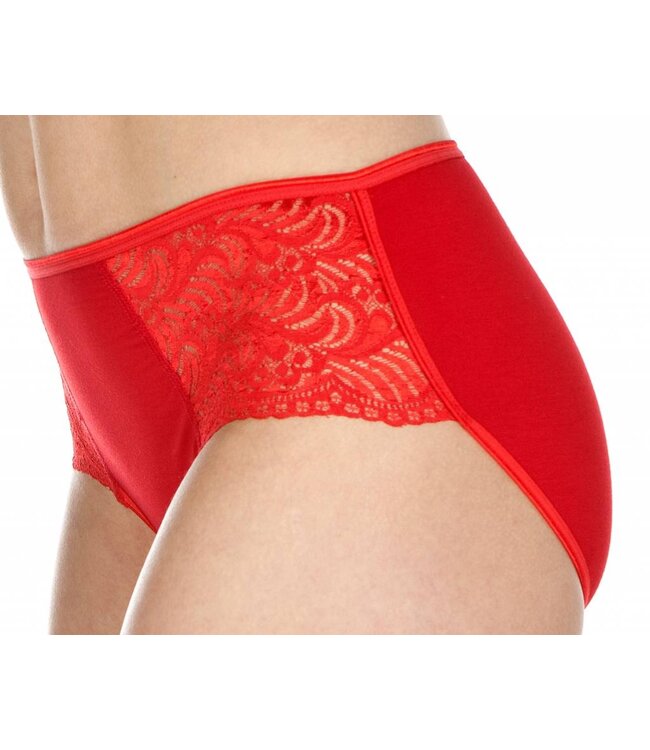 Swaens Bamboo Underwear Midi Rot