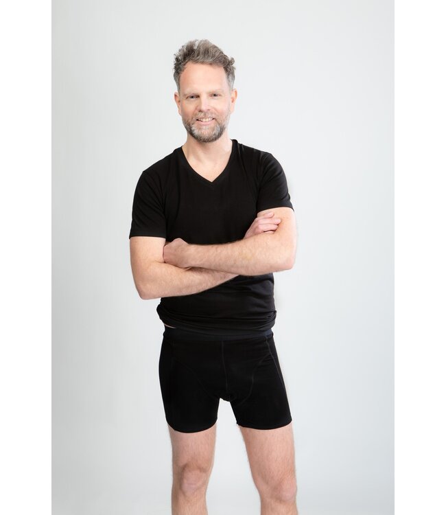 Swaens Bamboo Underwear Herren-boxer Schwarz - 5 Stück