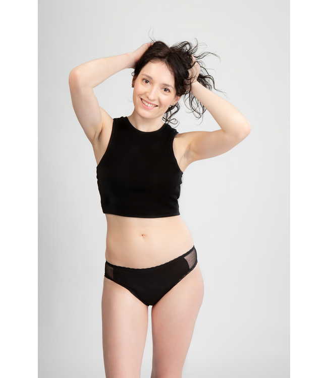 Swaens Bamboo Underwear Maxi Schwarz