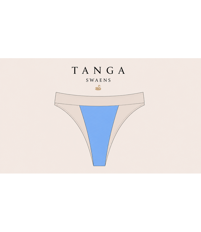 Swaens Bamboo Underwear Tanga Schwarz