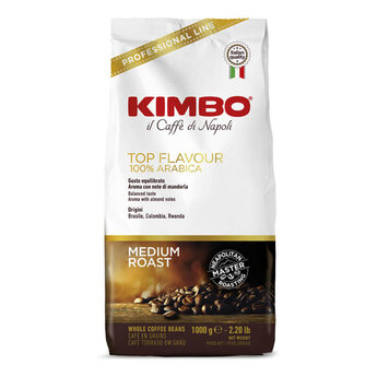 Kimbo Top Flavour 100% Arabica Coffee Beans 1kg