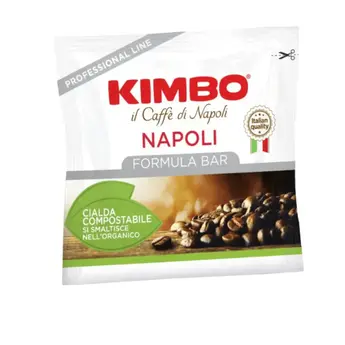 Kimbo Pods Napoli 100pcs – Compostable E.S.E. Espresso Pods with Rich Crema and Full-Bodied Italian Flavor