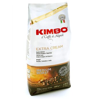 Kimbo Extra Cream Coffee Beans 1kg
