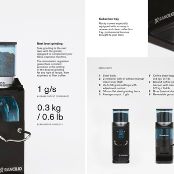 Rancilio Coffee Grinder Rocky W Doser