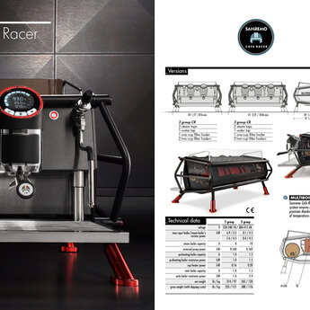 Sanremo Cafe Racer 3Gr Naked Red and Black