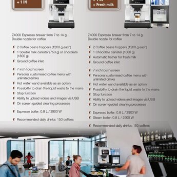 Necta Kalea (2 Coffee Beans + 1 Soluble - Fresh Milk)