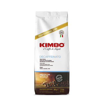 Kimbo Decaffeinated Coffee Beans 500g