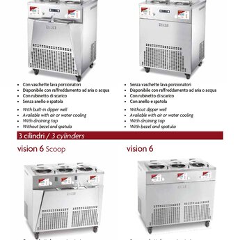 Iceteam Iceteam Vision 6 Scoop multi-cylinder batch freezer