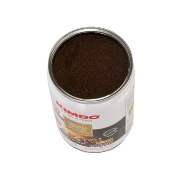 Kimbo 100% Arabica 250g Tin – Smooth Medium-Dark Ground Coffee with Rich Aroma and Balanced Body