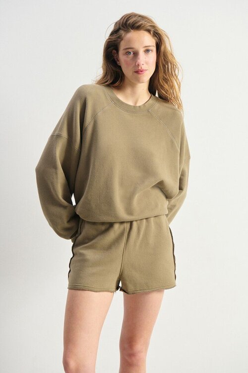 American Vintage Sweater in Kaki Kleur