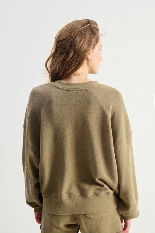 American Vintage Sweater in Kaki Kleur