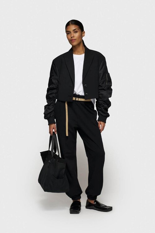 10Days Black bomber blazer