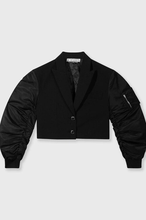 10Days Black bomber blazer