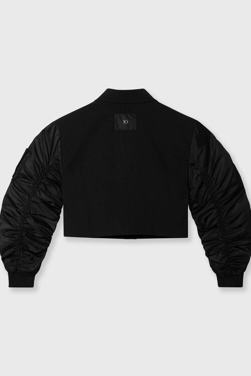 10Days Black bomber blazer
