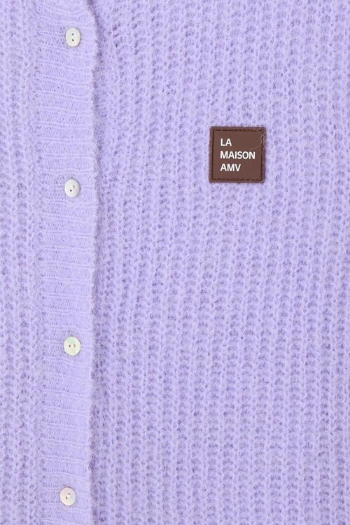 American Vintage Lila Gebreid Gilet