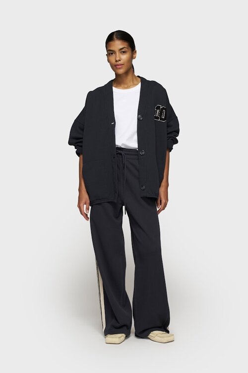 10Days Dark Navy baseball cardigan 10