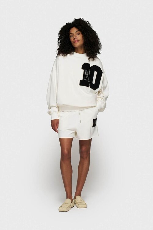 10Days Ecru baseball sweater 10