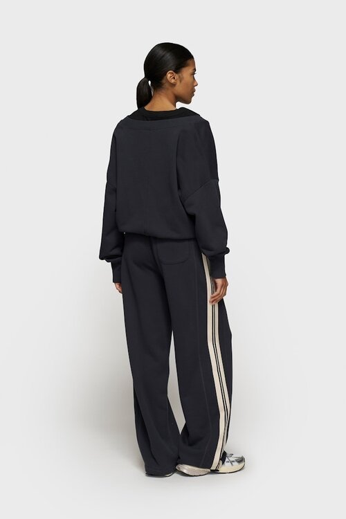 10Days Donkerblauwe Western jogger met tape-accenten