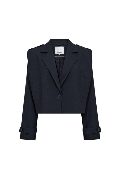 Co'couture Kort jasje in diep marineblauw