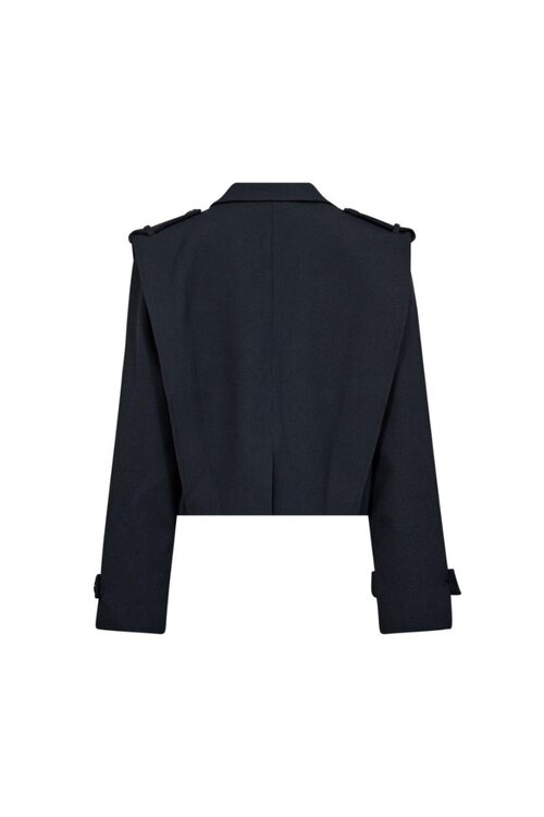 Co'couture Kort jasje in diep marineblauw