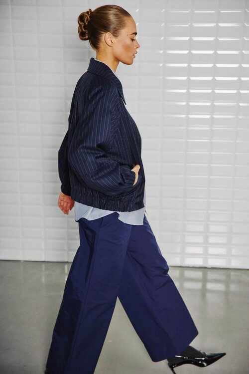 WITHBLACK Marineblauw Bomberjack