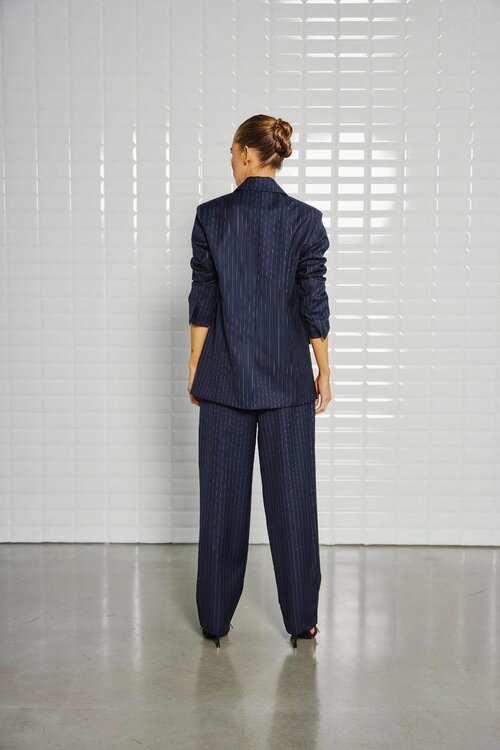 WITHBLACK Marineblauwe Pantalon
