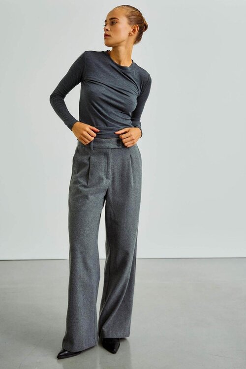 WITHBLACK Donkergrijs T-shirt