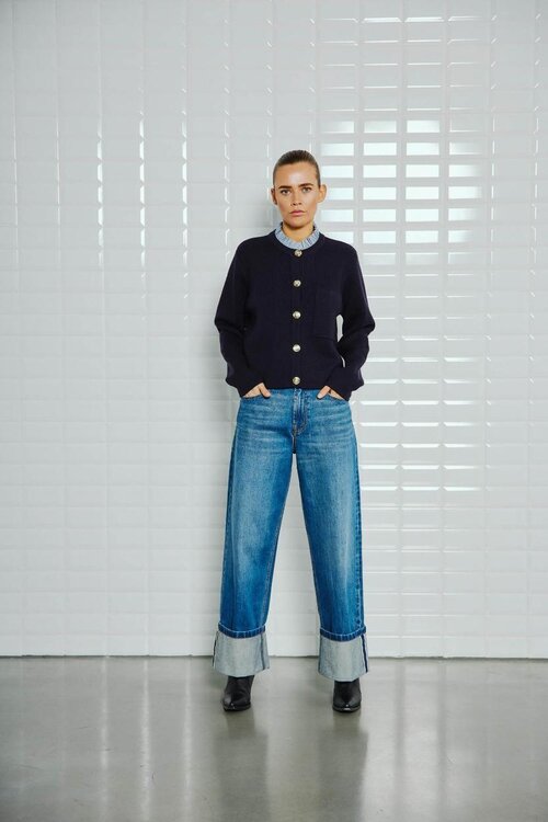 WITHBLACK Marineblauw Vest