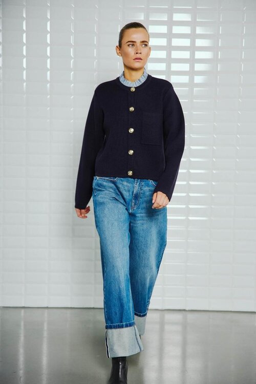 WITHBLACK Marineblauw Vest