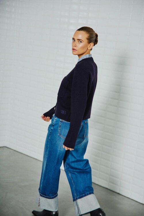 WITHBLACK Marineblauw Vest