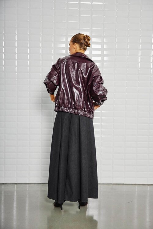 WITHBLACK Bordeauxkleurige jas