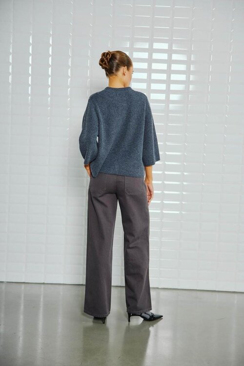 WITHBLACK Vest in Donkergrijs