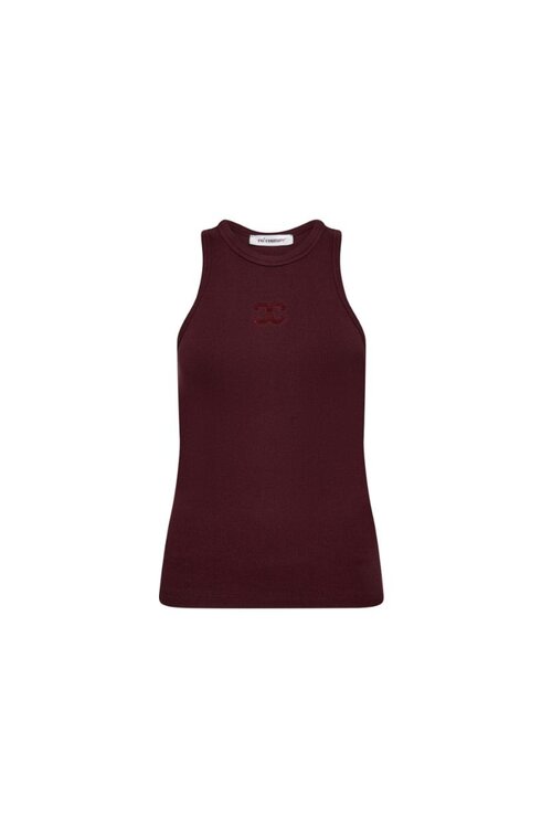 Co'couture Bordeaux Sahara Tank Top