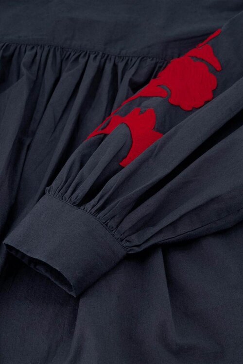 By Bar Indigo Blouse