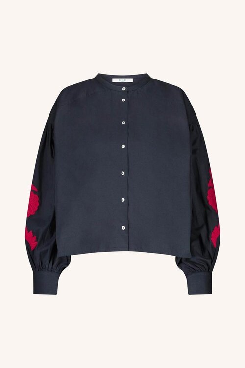 By Bar Indigo Blouse