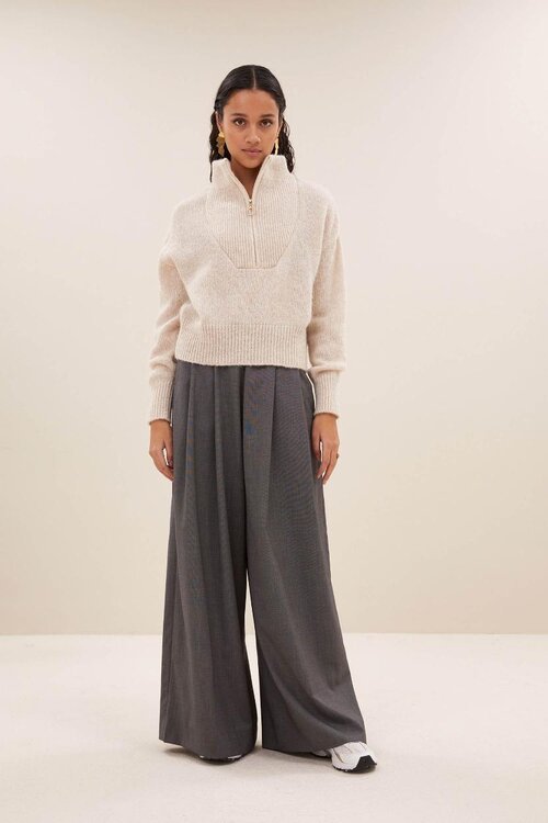 By Bar Zandkleurige trui