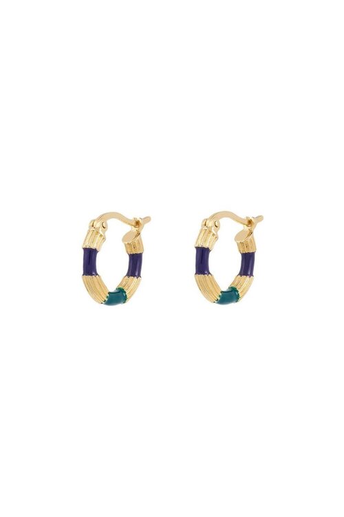 Anna & Nina Goud Small Archetype Hoop Earrings