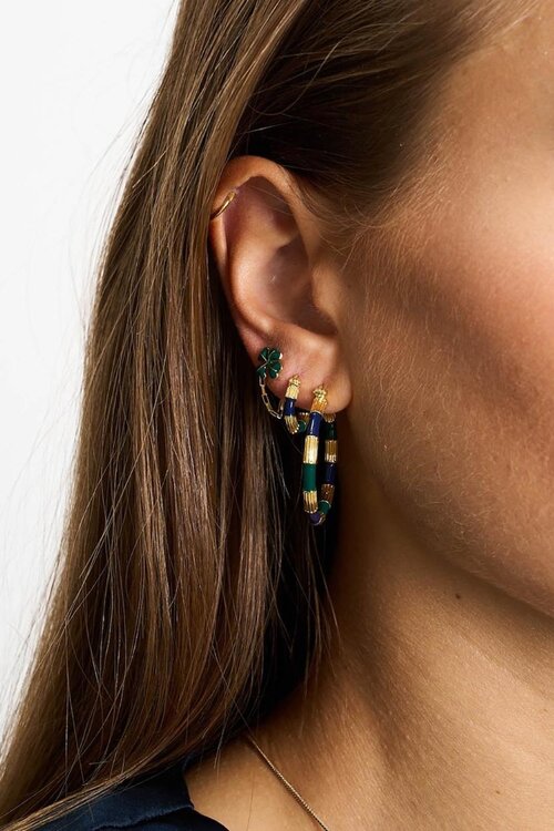 Anna & Nina Goud Small Archetype Hoop Earrings