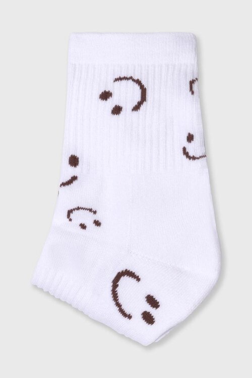10Days White socks all-over smile