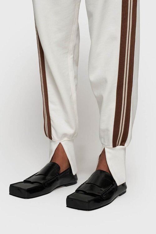 10Days Ecru jogger met balletstijl tape