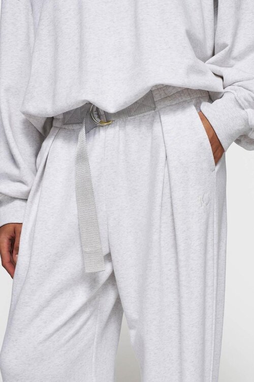 10Days white grey melee belt jogger