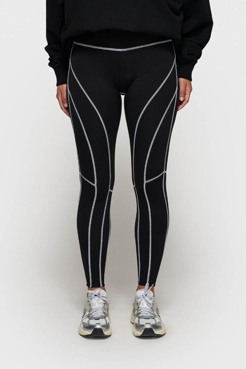 10Days Zwarte contrastleggings