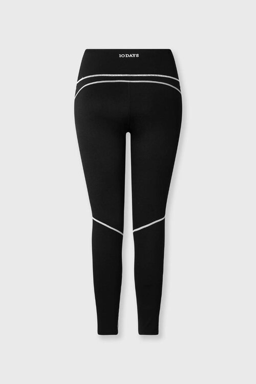 10Days Zwarte contrastleggings