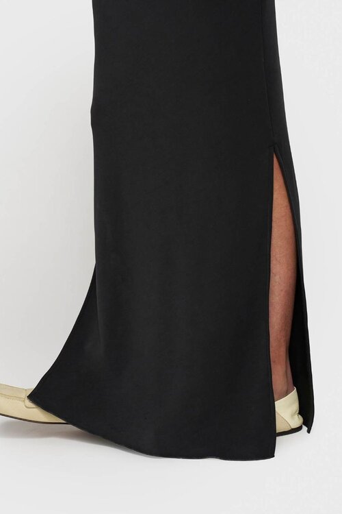 10Days Zwarte zachte scuba T-shirt jurk