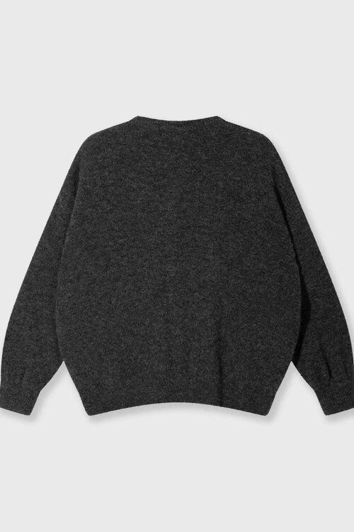 10Days Antra Melee zachte baseball gebreide cardigan